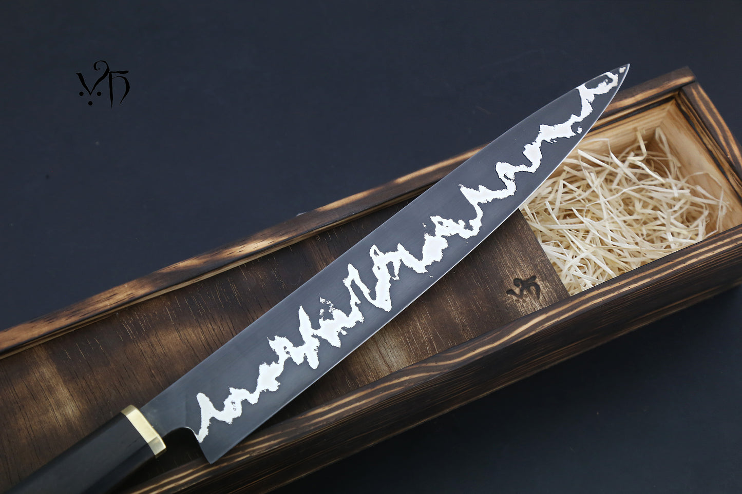 Yanagiba Gomai Hand Forged Chef Knife 305mm Steel and Nickel