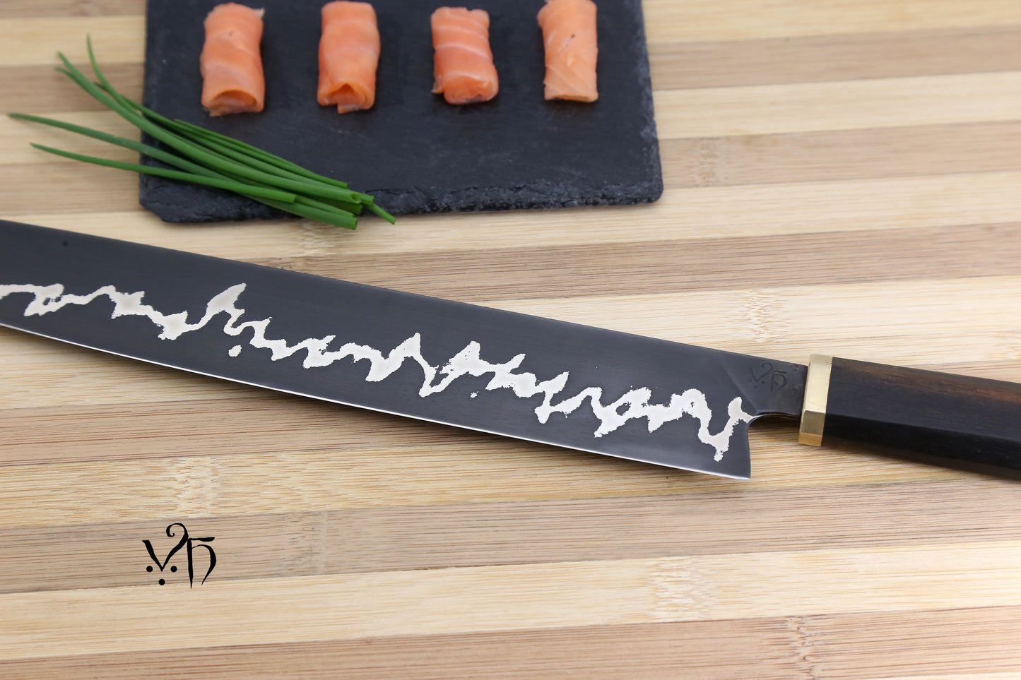 Yanagiba Gomai Hand Forged Chef Knife 305mm Steel and Nickel