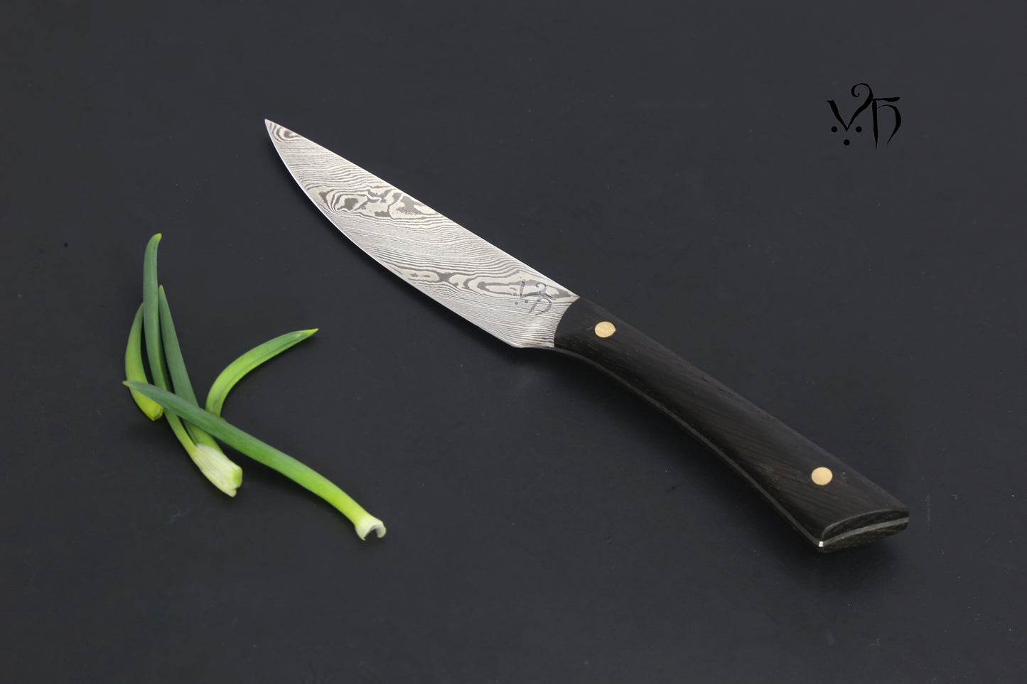 Multi-Purpose Table Knife 100 mm. Hand Forged Damascus