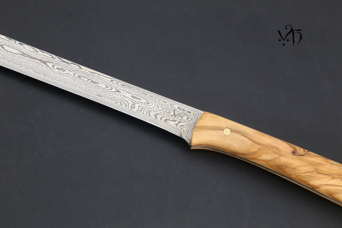 Ham Knife 295mm Hand Forged Damascus 80 Layers
