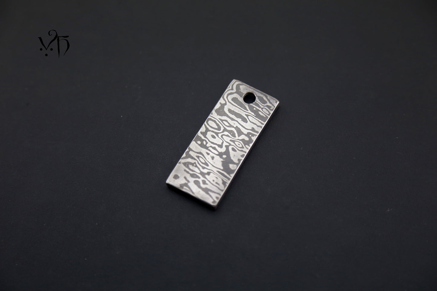 Keychain Hand Forged Steel & Copper, Cumai. Unique Keyring Gift