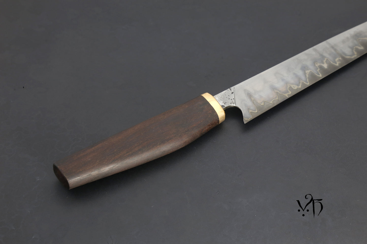 Hand Forged Filleting Knife Sujihiki 250mm Stainless & Carbon Steel
