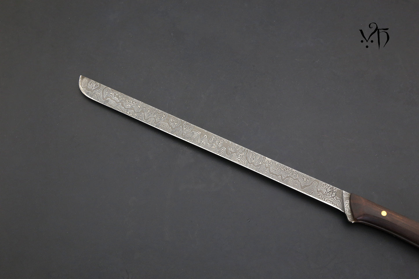 Ham Chef Knife 285 mm. Damascus Hand Forged