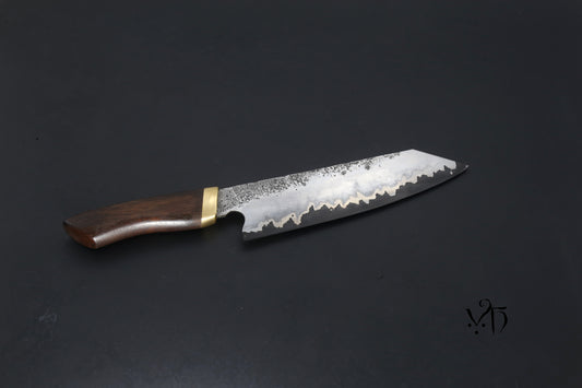 Chef's knife Kiritsuke Sanmai 215mm. Stainless & Carbon Steel