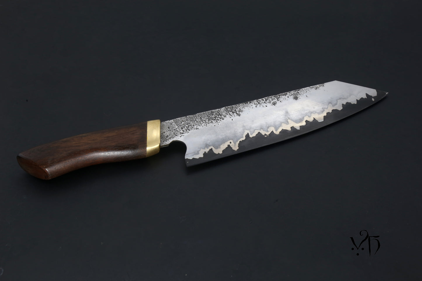 Chef's knife Kiritsuke Sanmai 215mm. Stainless & Carbon Steel