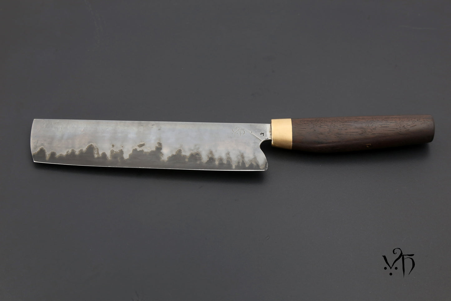 Nakiri Sanmai 190mm Japanese Chef Knife. Stainless & Carbon Steel