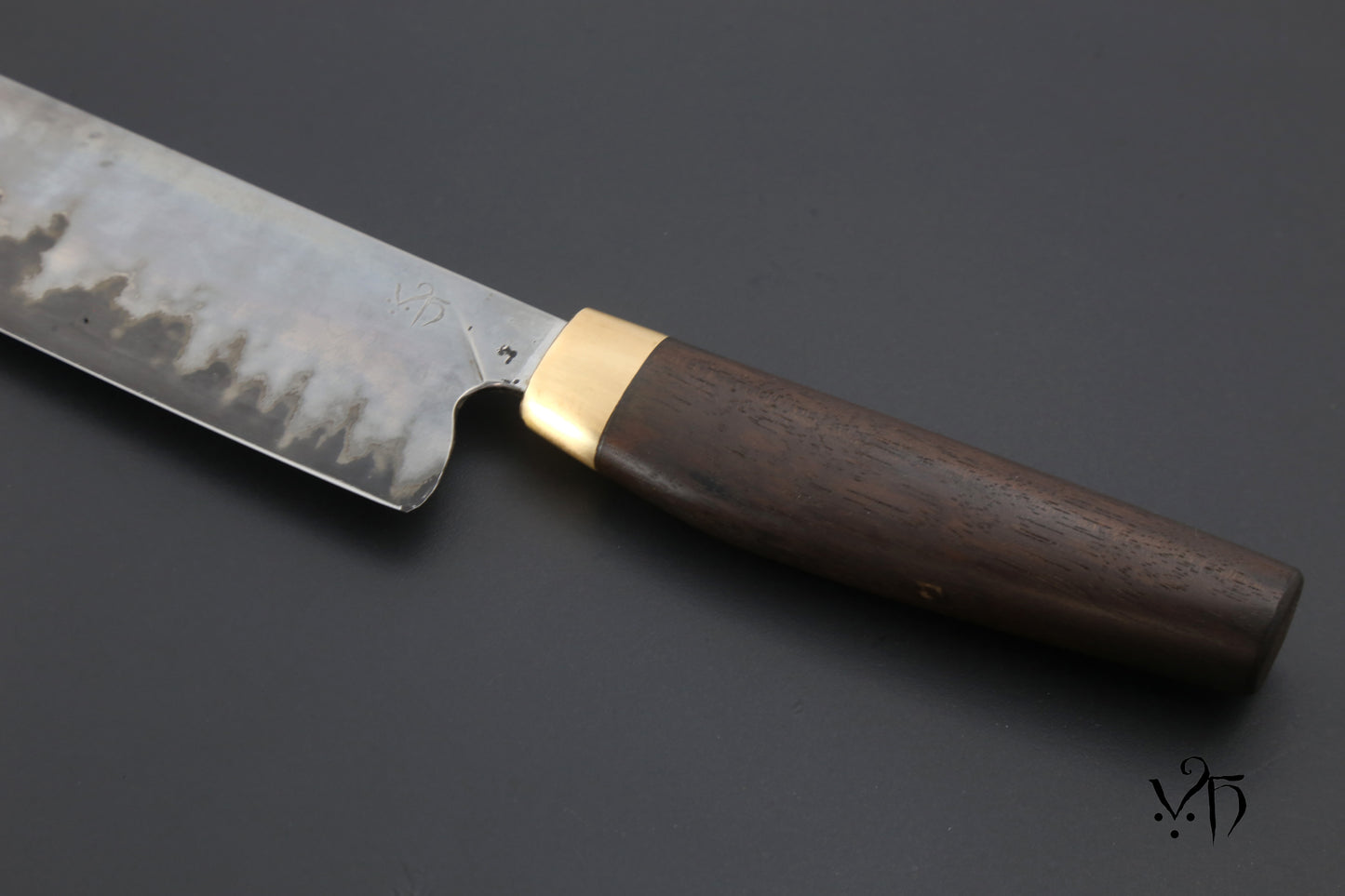 Nakiri Sanmai 190mm Japanese Chef Knife. Stainless & Carbon Steel