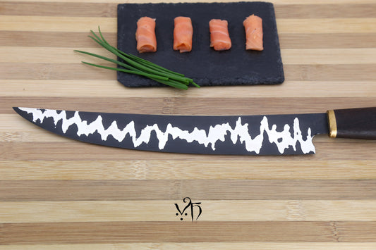 Filleting Knife 260mm, Carbon Steel & Nickel. Japanese kitchen knife