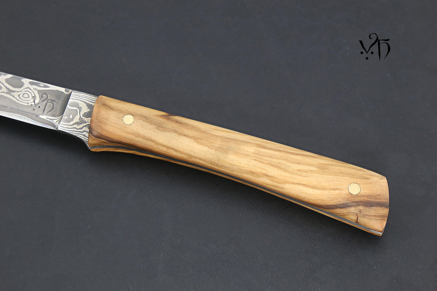 Spanish Ham Knife 290 mm Hand Forged Damascus