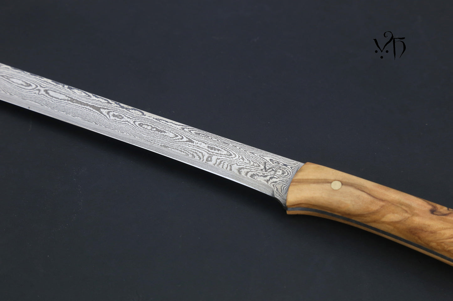 Ham Knife 295mm Hand Forged Damascus 80 Layers