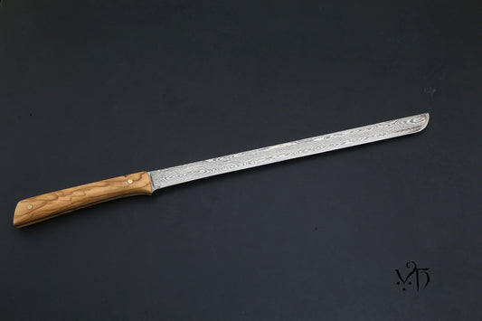 Ham Knife 295mm Hand Forged Damascus 80 Layers