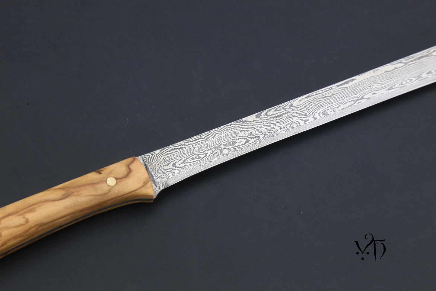 Ham Knife 295mm Hand Forged Damascus 80 Layers