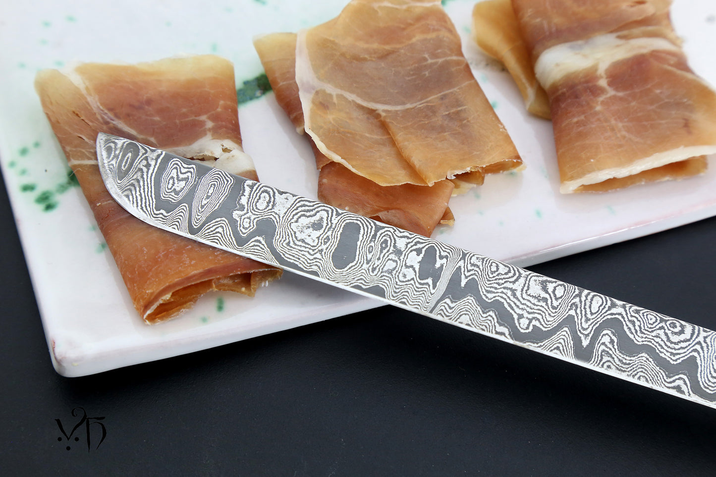 Ham Knife 290mm Hand Forged Damascus 130 Layers