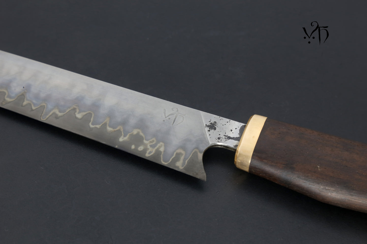 Hand Forged Filleting Knife Sujihiki 250mm Stainless & Carbon Steel