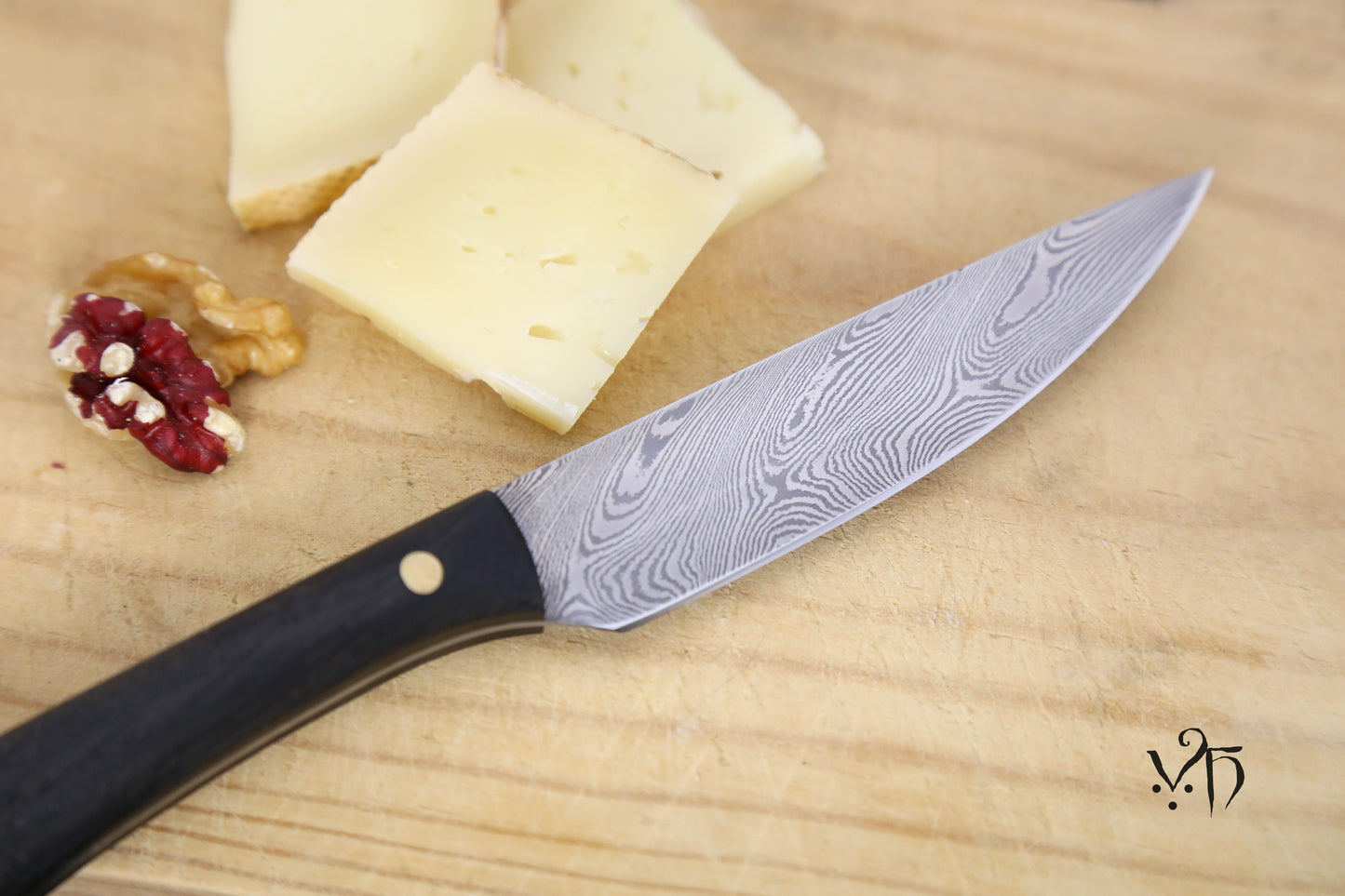 Multi-Purpose Steak Knife 100 mm. Damascus Hand Forged